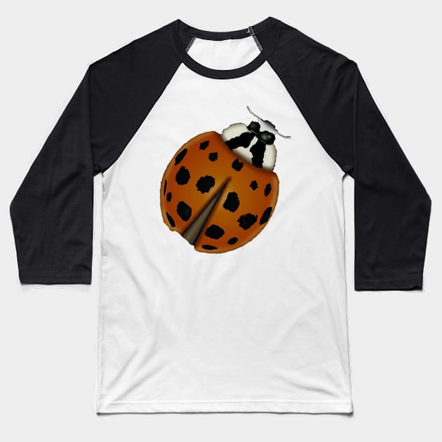 Ladybug Baseball T-Shirt by golden